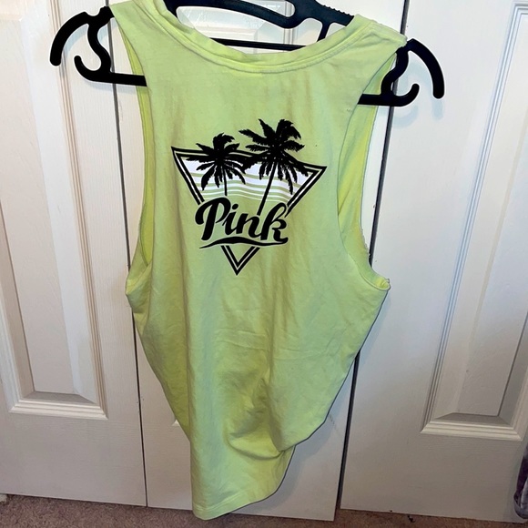 ❇️Womens Tie in Front PINK by Victoria’s Secret Workout Tank - Picture 2 of 2